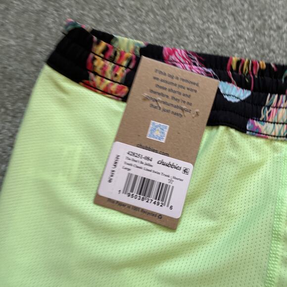 Chubbies Classic Lined Shorter Swim Trunk Jellyfish Print Boys Youth L 14 16 - Picture 10 of 14